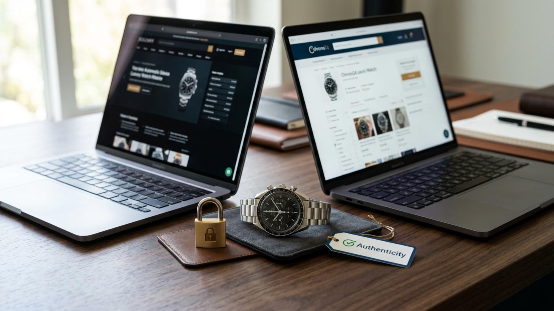 Julliany vs. Chrono24 Buyer Protection Authenticity Watches Comparison